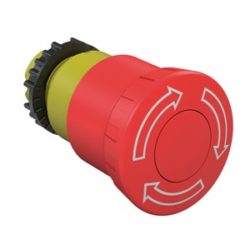 WEG CSW-BESG WH EMERGENCY PUSHBUTTON WITH LATCH 22MM, IP66, TWIST TO RELEASE