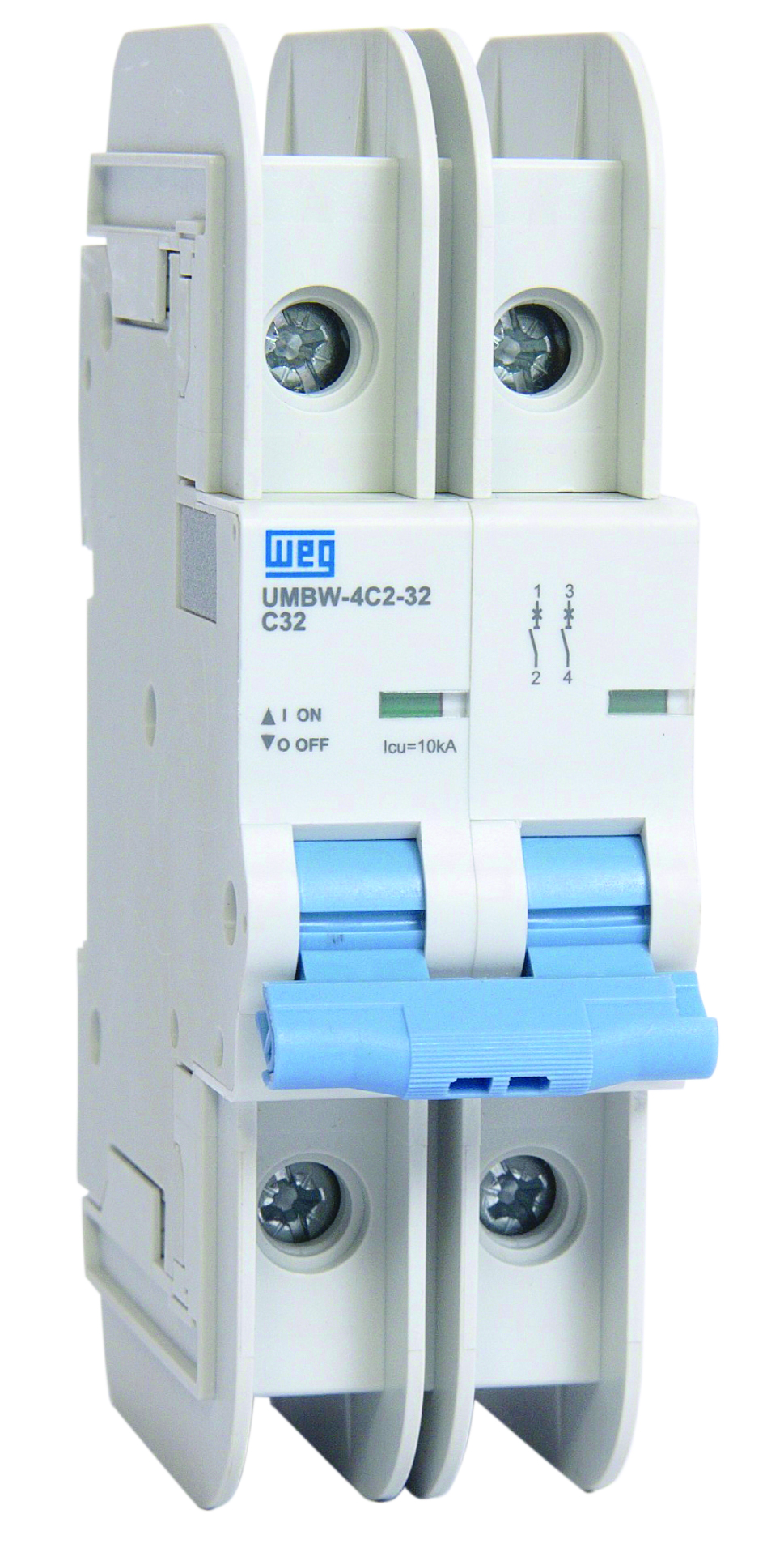 WEG UMBW MINIATURE CIRCUIT BREAKER UL489 CATALOG# UMBW-4B2-1.6 – 1.6 ...